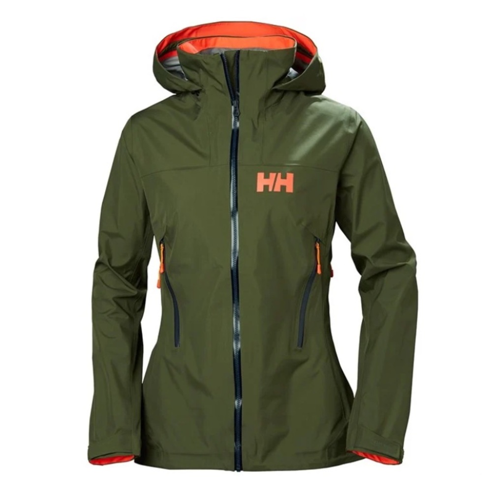 Helly Hansen Vanir Salka Jacket Waterproof Windproof Breathable Green Size M